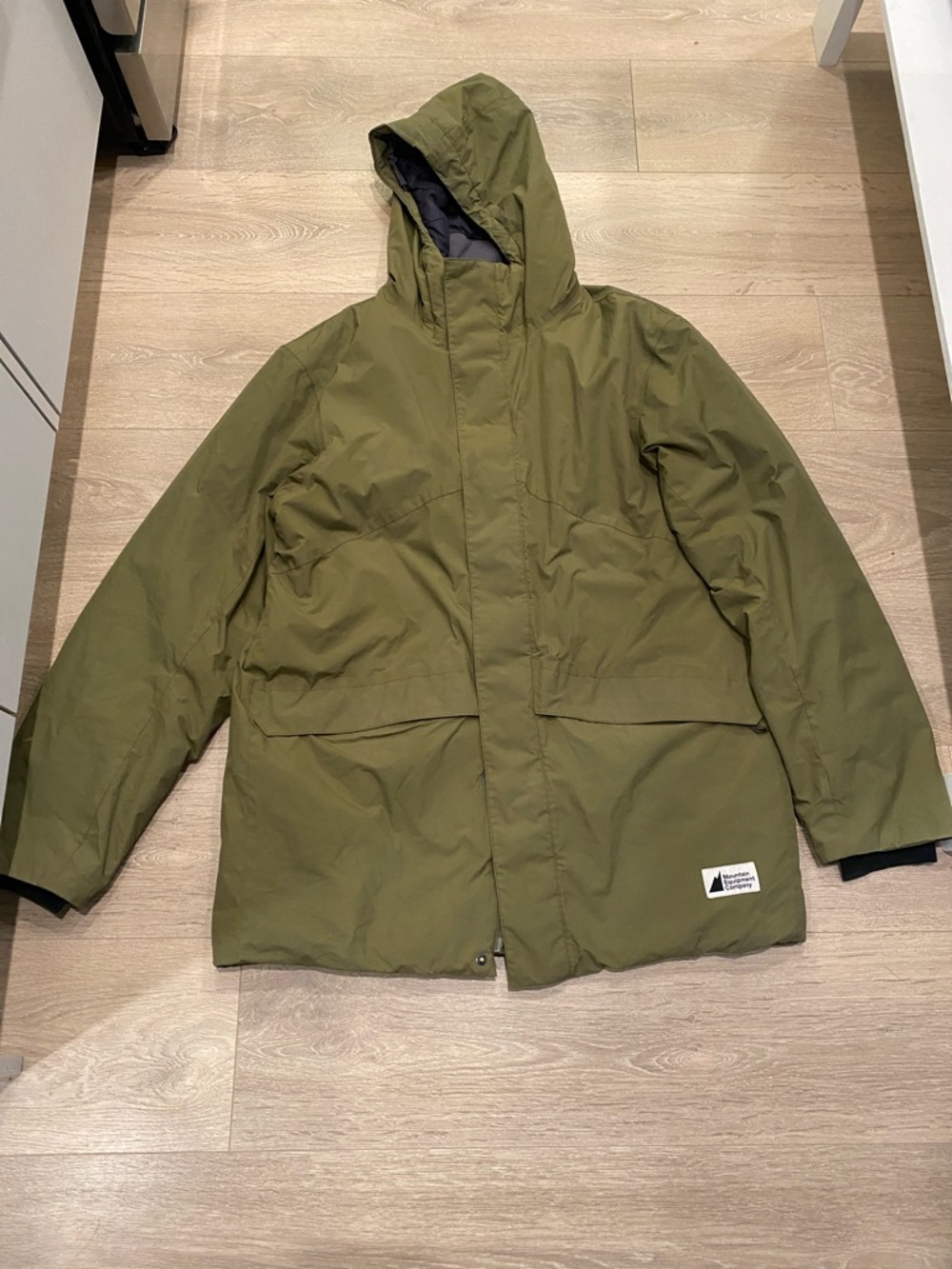 MEC Olive Green Hooded Ski Jacket